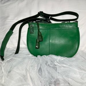Green coach crossbody